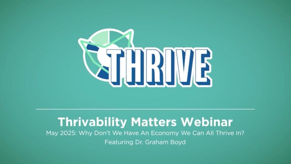 Why Don't We Have An Economy We Can All Thrive In?